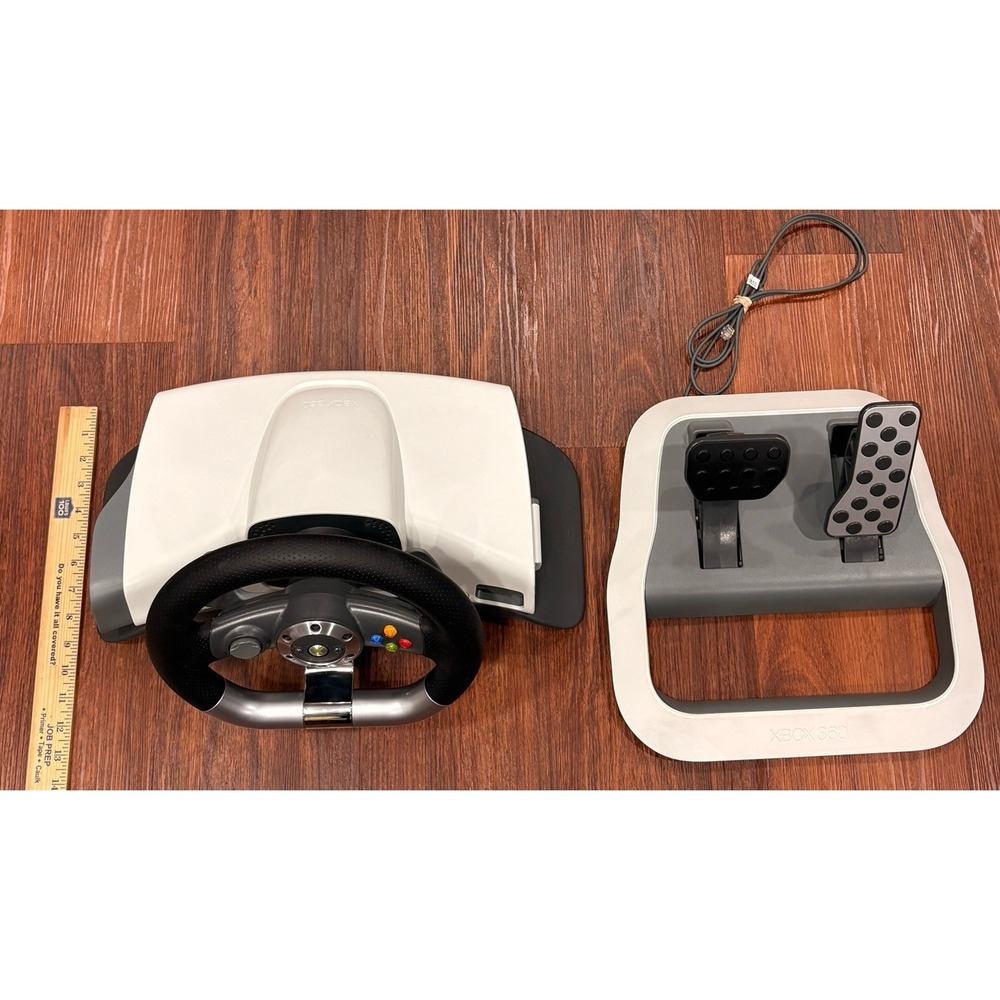 Xbox‎ 360 Wireless Racing Wheel READ! - Picture 5 of 16